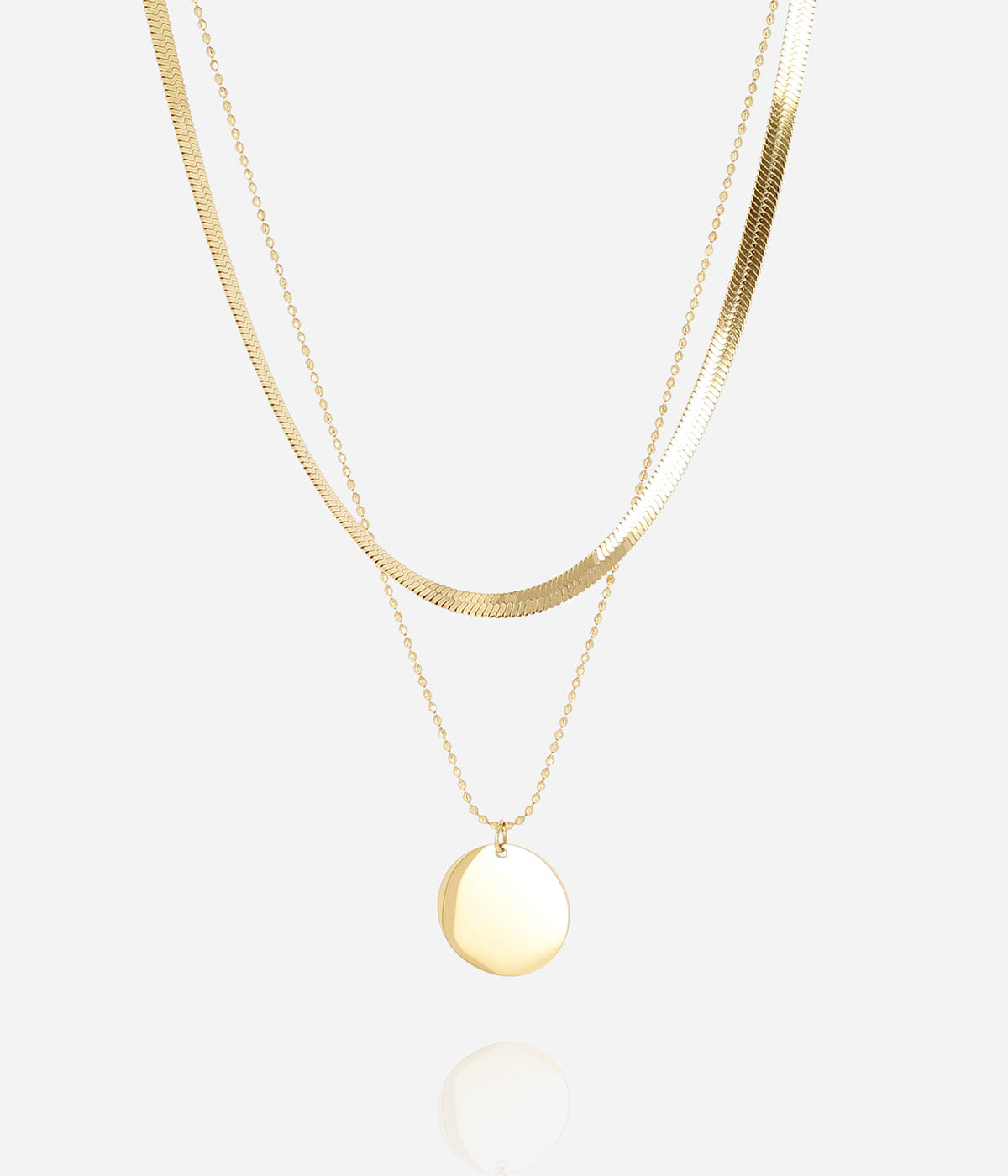 Collier Zéphira (Acier doré)