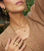 Collier Zyra (Acier doré)