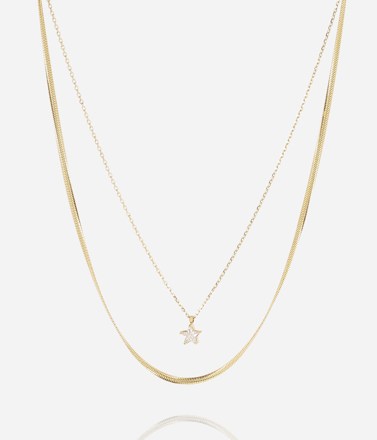 Collier Arenas (Acier doré)