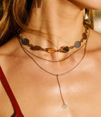 Collier Calca (Acier doré)