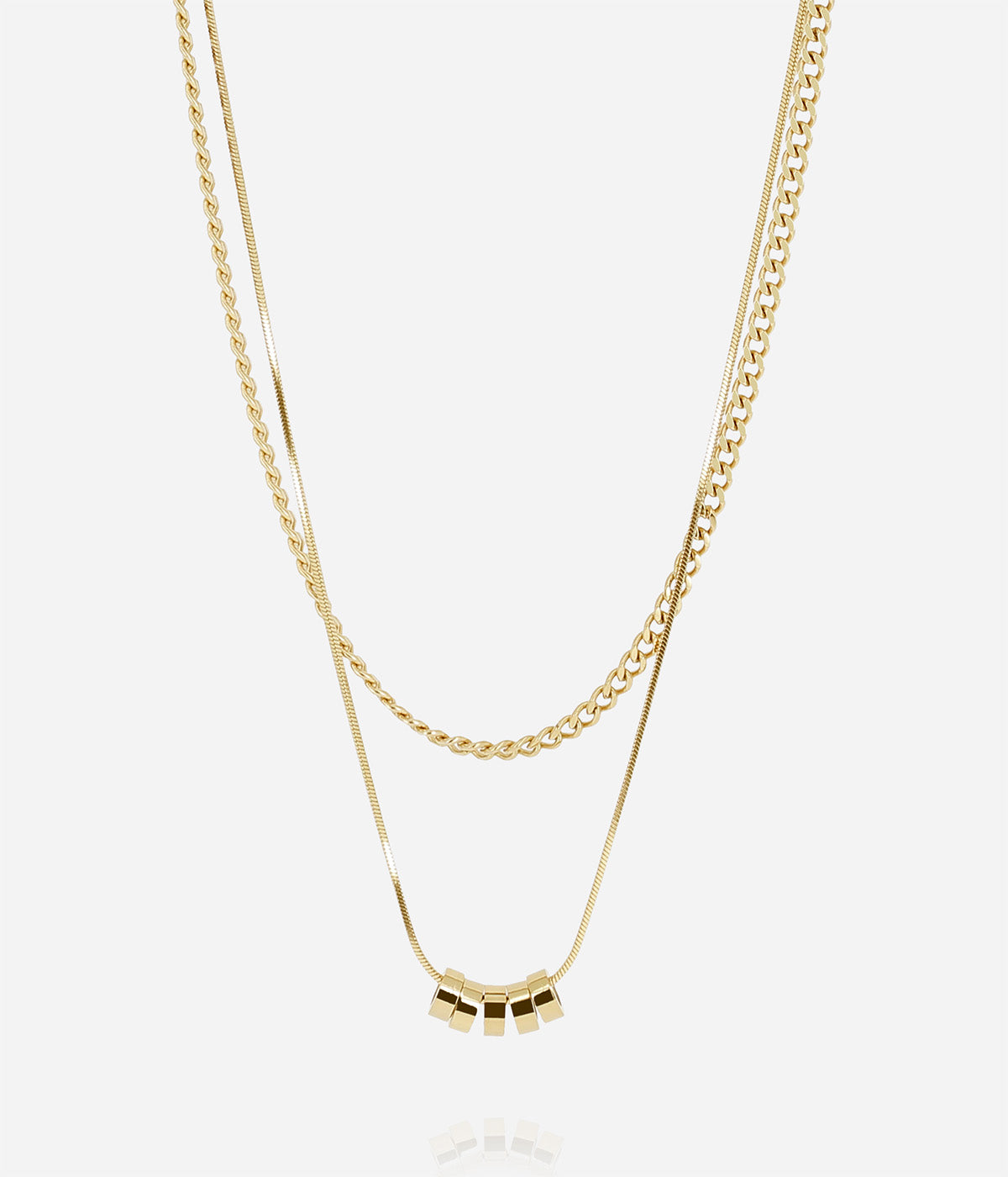 Collier Luzzipeo (Acier doré)