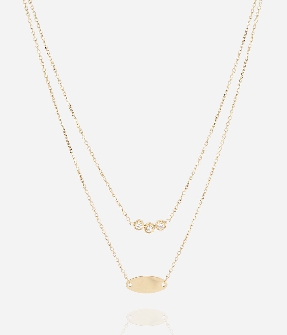 Collier Sestu (Acier doré)