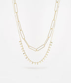 Collier Alham (Acier doré)