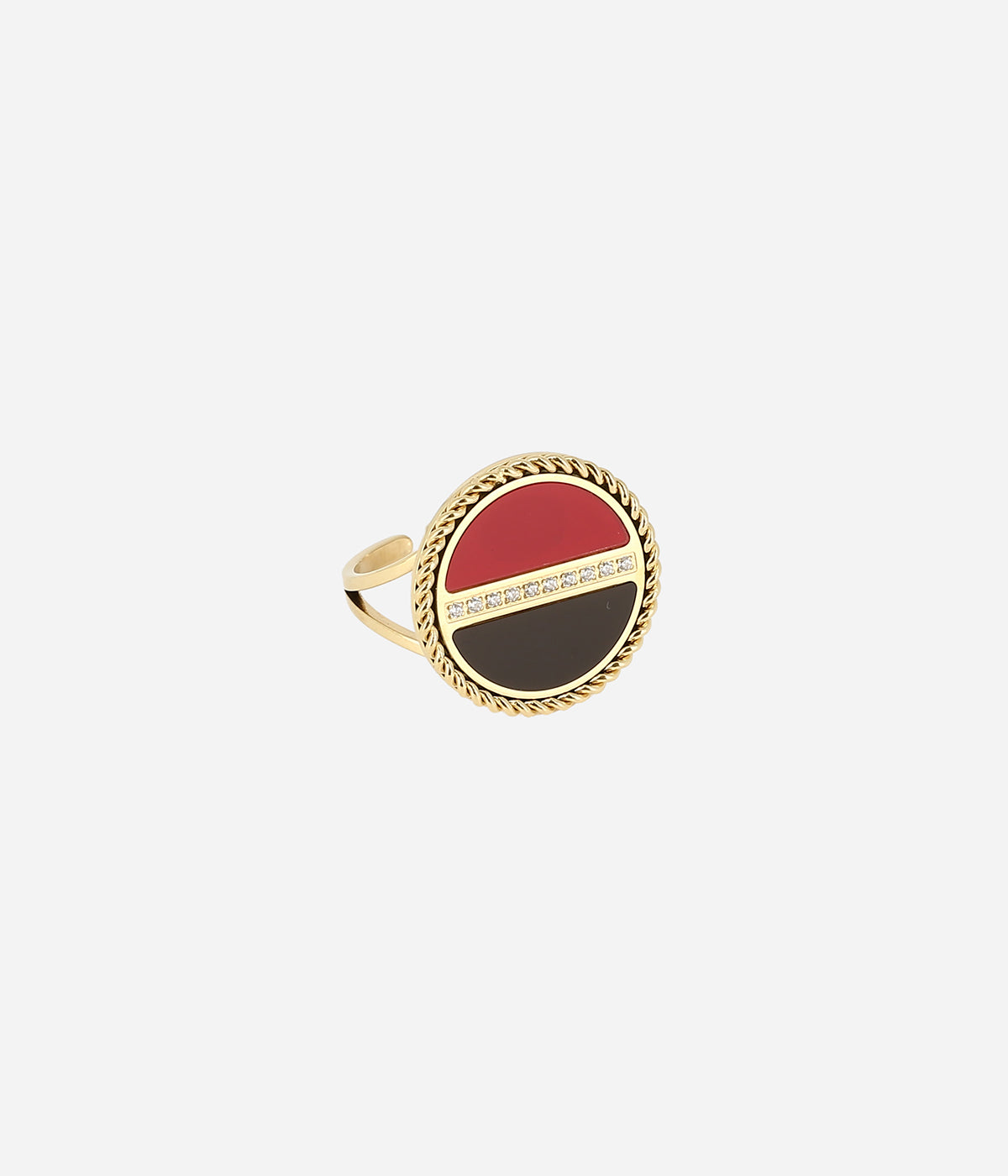 Bague Moonlight (Acier doré)
