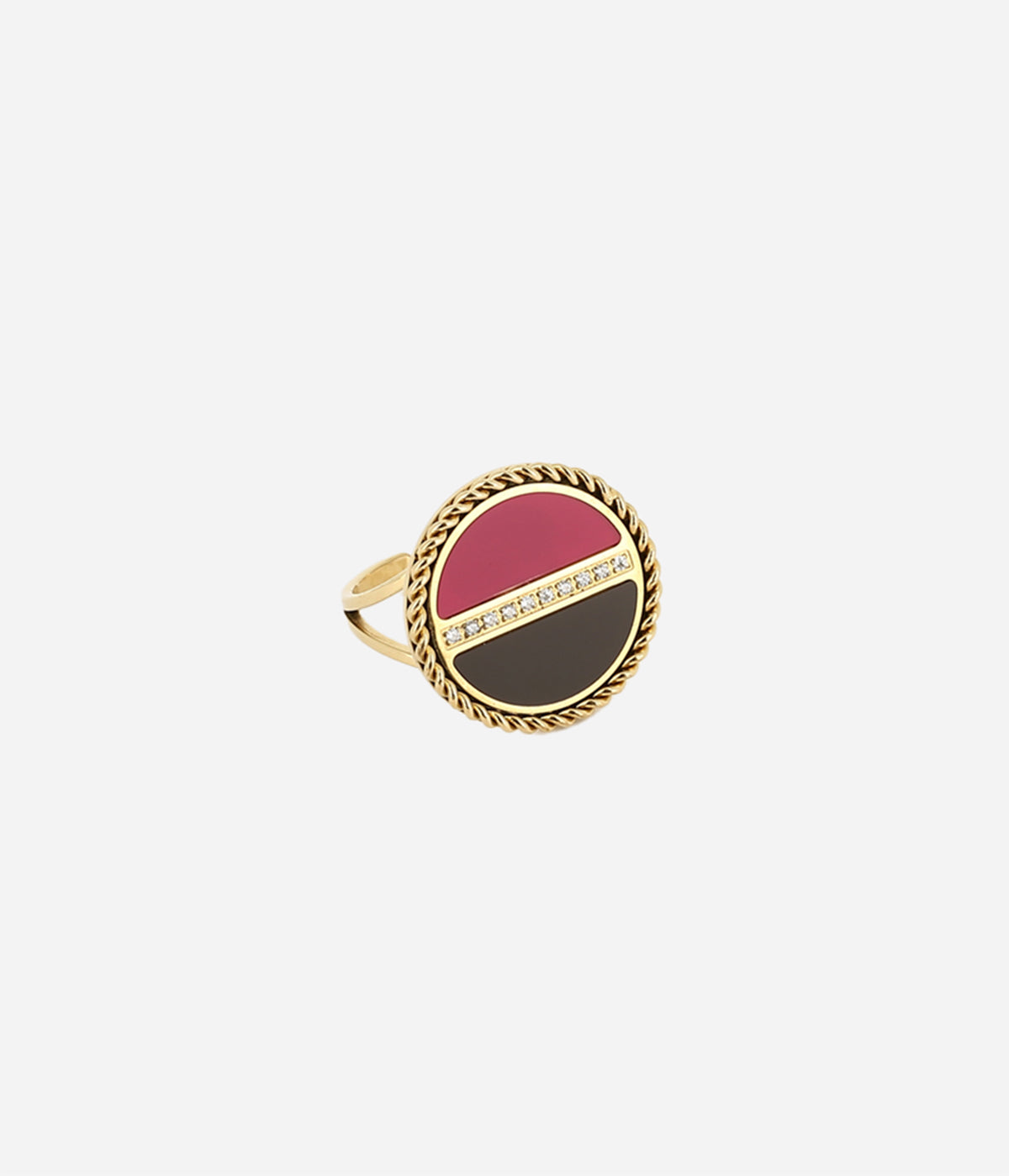 Bague Moonlight (Acier doré)