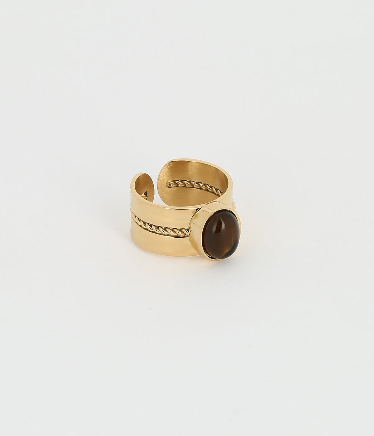 Bague Roxana (Acier doré)
