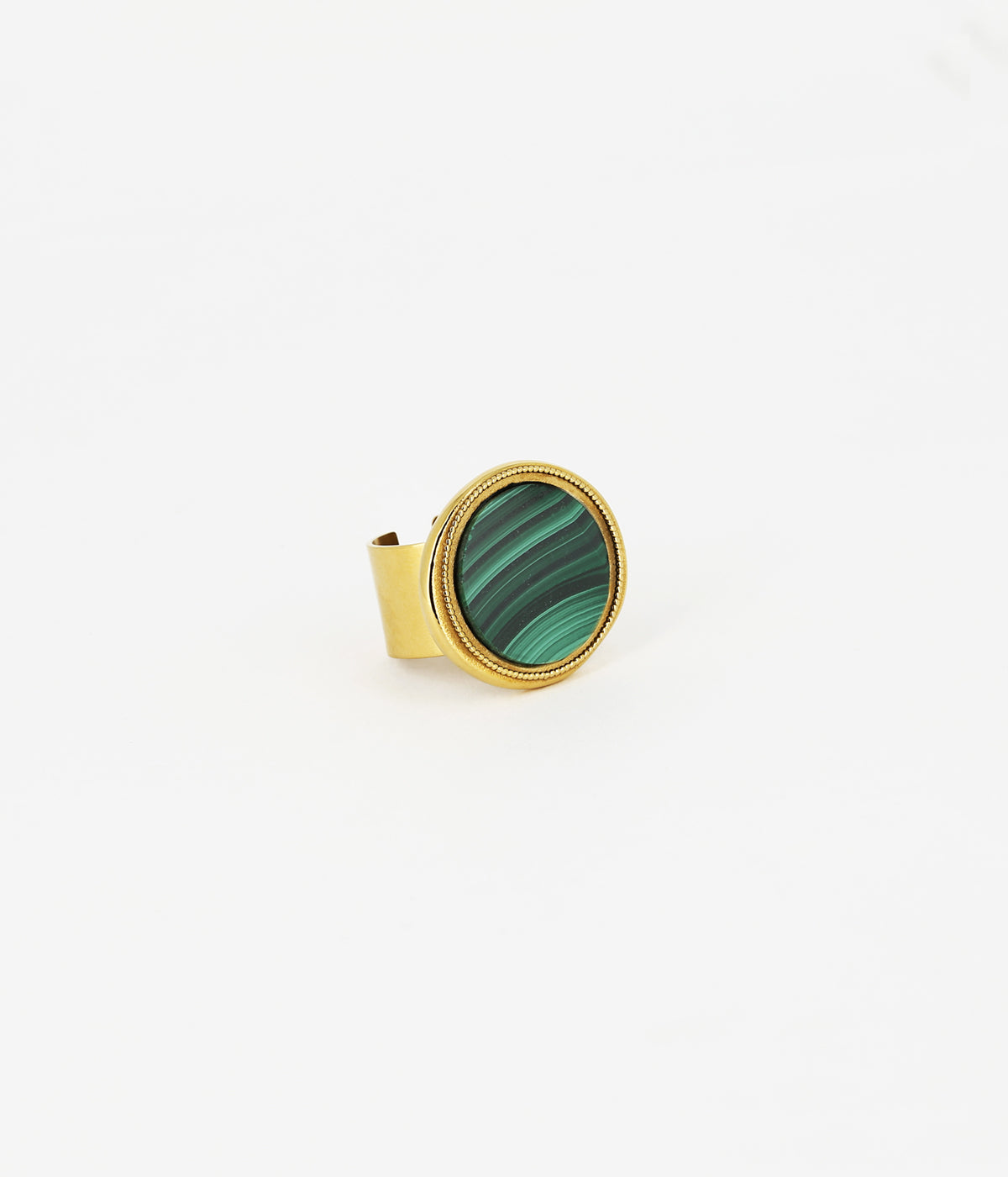 Bague Thyssen (Acier doré)