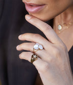 Bague Anouk (Acier doré)