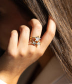 Bague Cyrielle (Acier doré)
