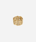 Bague Bayard (Acier doré)