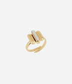 Bague Galileo (Acier doré)