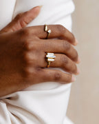 Bague Galileo (Acier doré)