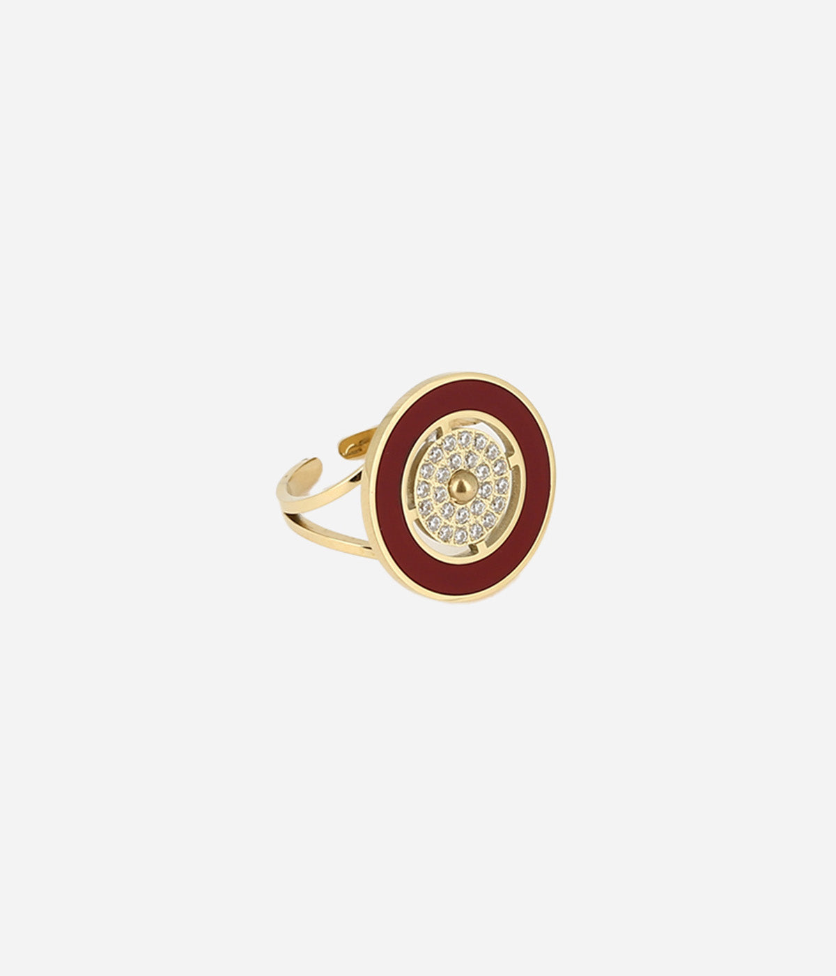 Bague Enara (Acier doré)