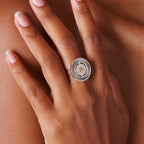 Bague Enara (Acier doré)