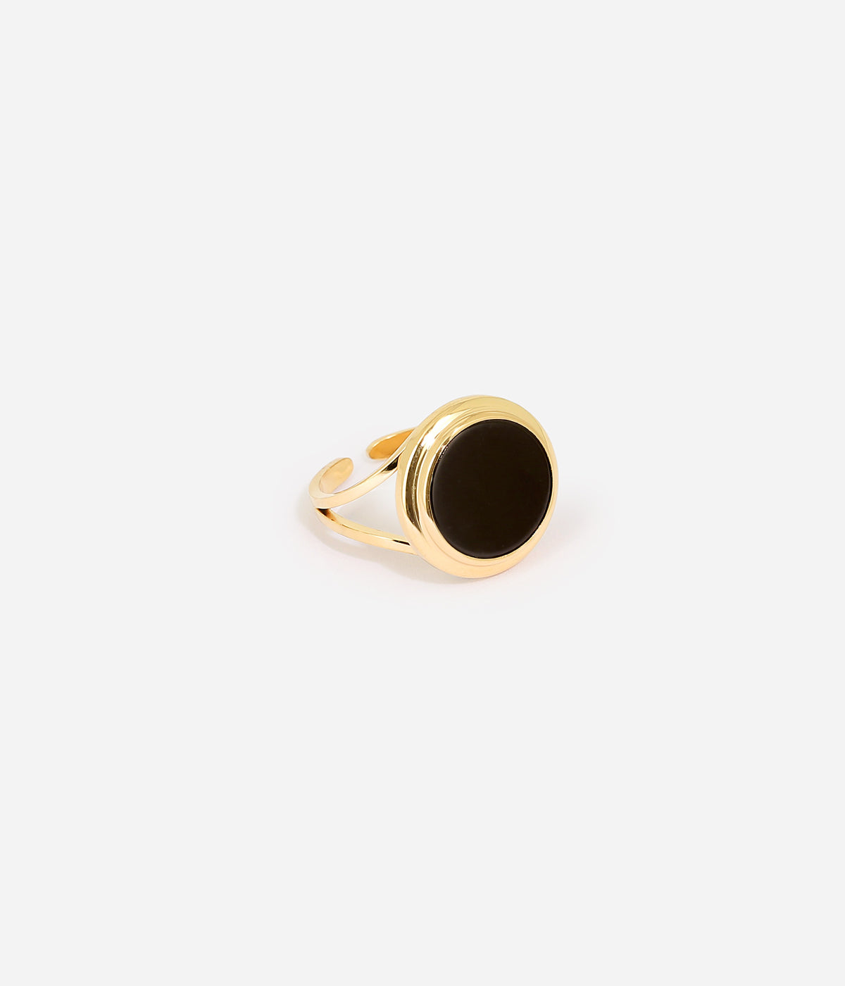 Bague Mathéa (Acier doré)
