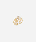Bague Monarq (Acier doré)