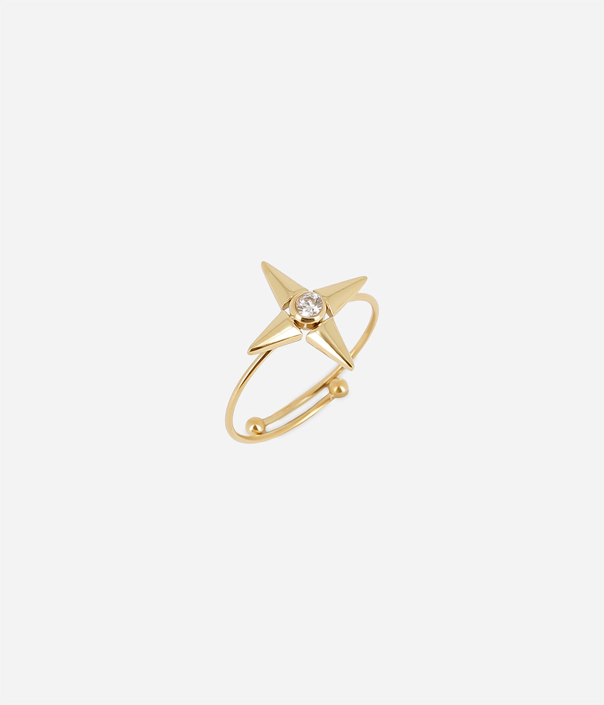 Bague Leonardo (Acier doré)