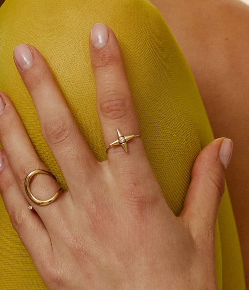 Bague Leonardo (Acier doré)