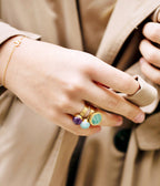 Bague Vino (Acier doré)