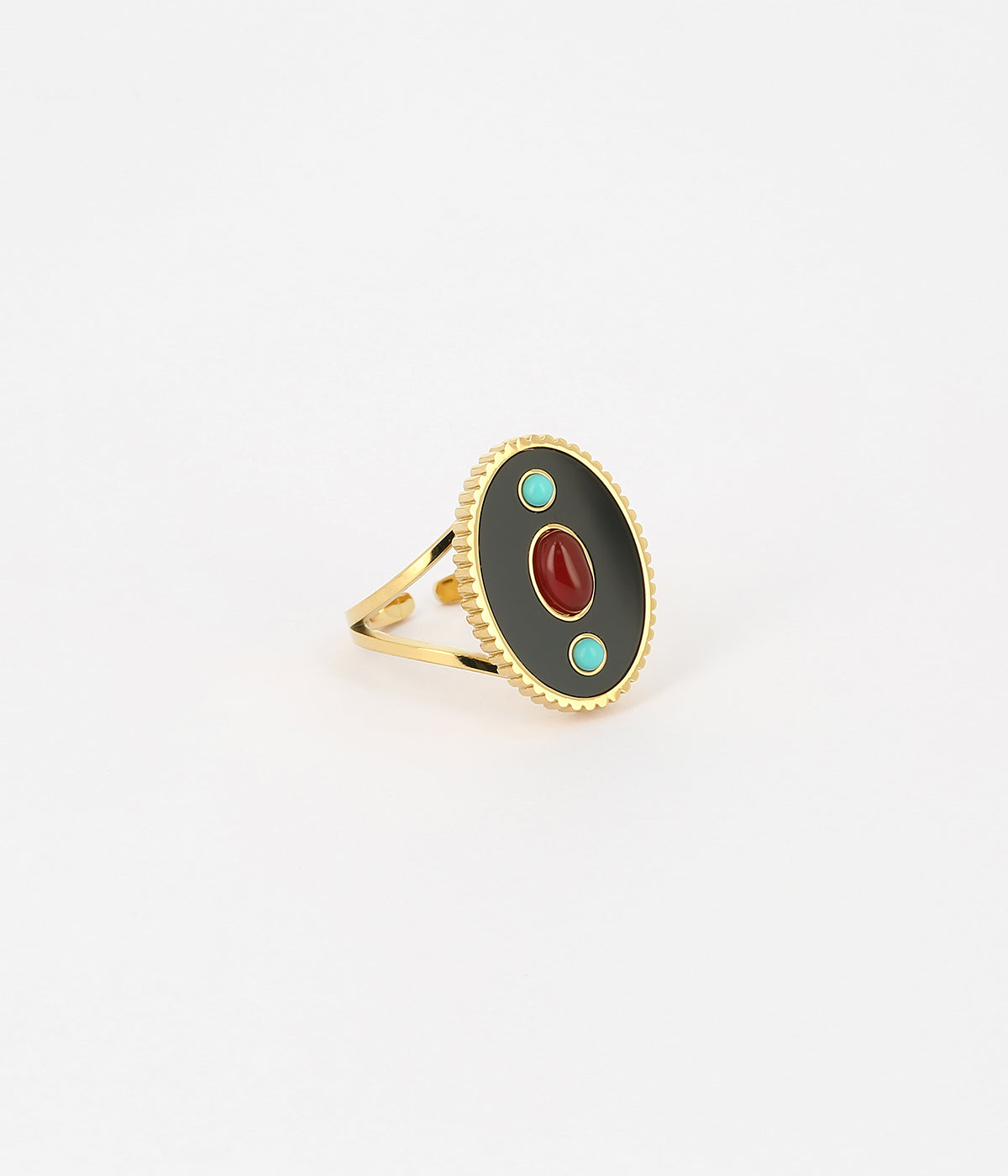 Bague Maya (Acier doré)