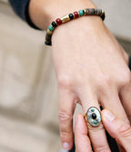 Bague Maya (Acier doré)