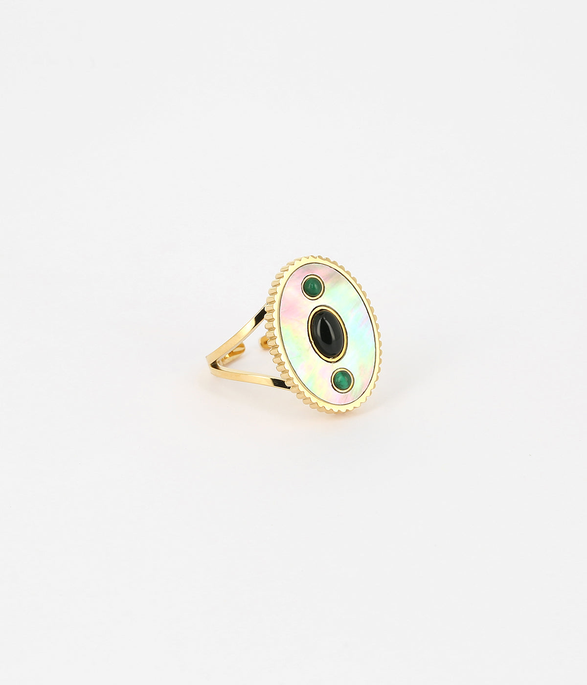 Bague Maya (Acier doré)