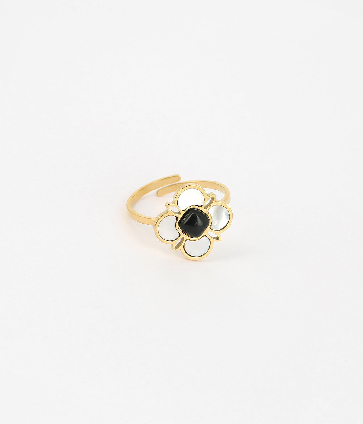 Bague Ambroise (Acier doré)