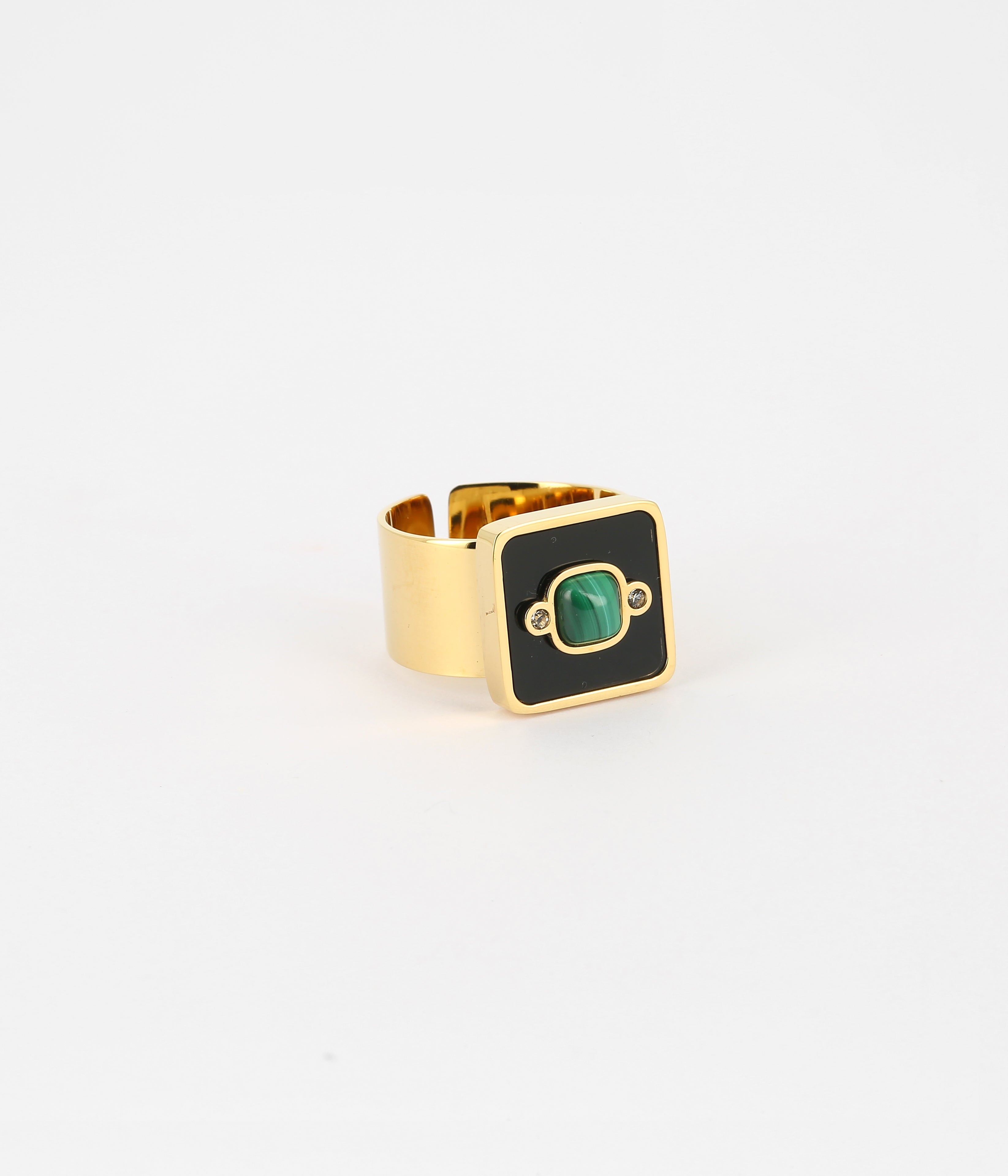 Bague Mula (Acier doré)
