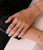 Bague Riverton (Acier doré)