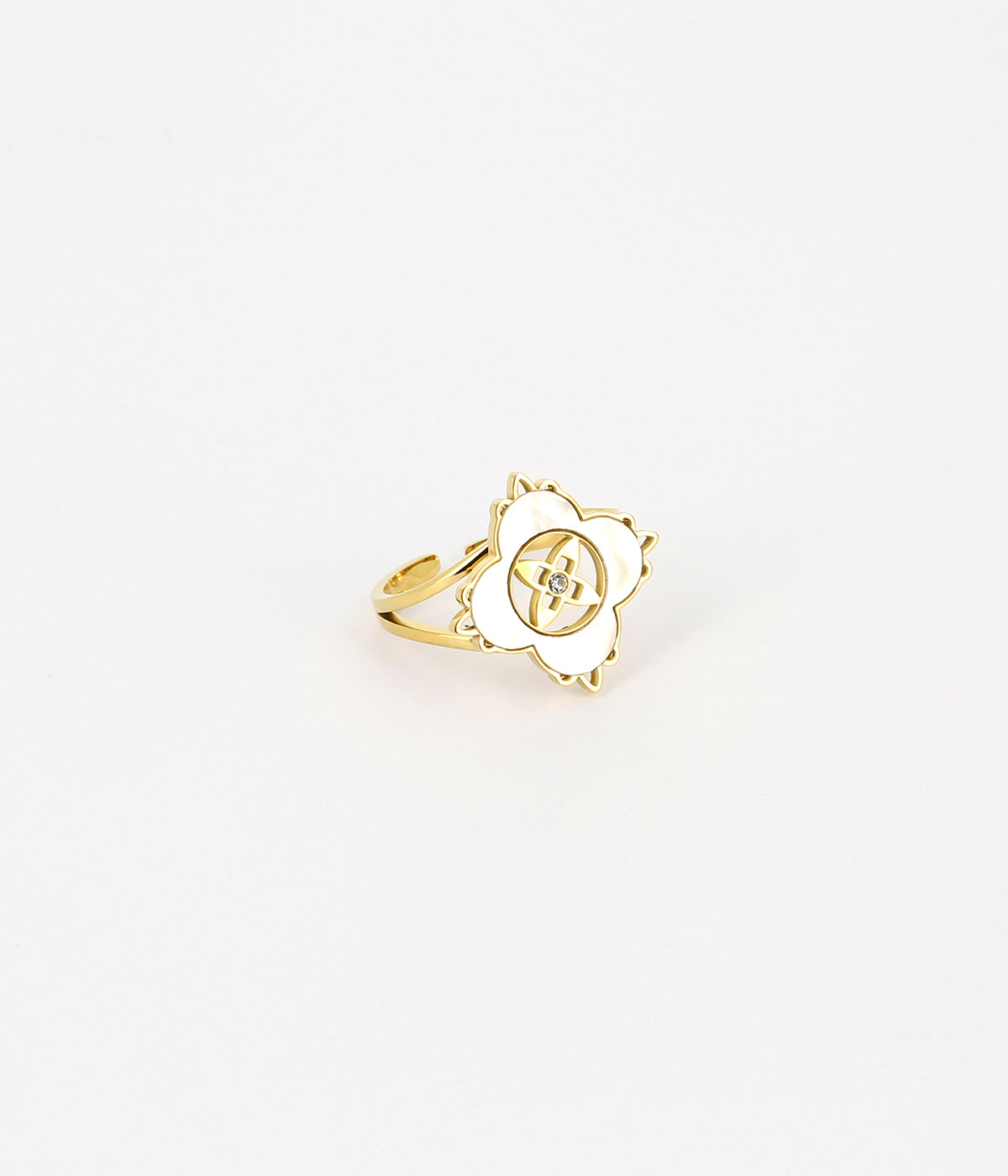 Bague Marais (Acier doré)