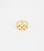 Bague Bellezza (Acier doré)