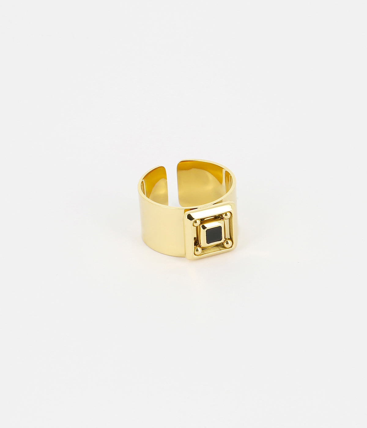 Bague Bastille (Acier doré)