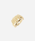 Bague Eikon (Acier doré)