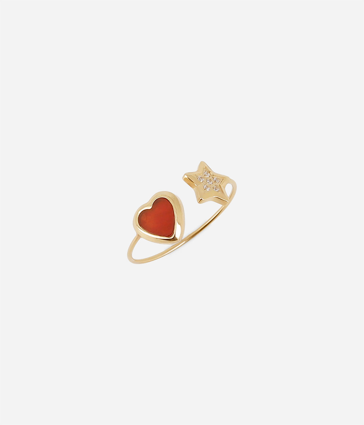 Bague Sassari (Acier doré)