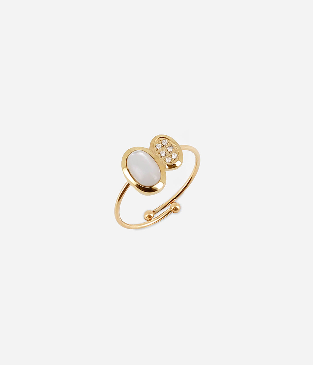 Bague Nicolosi (Acier doré)