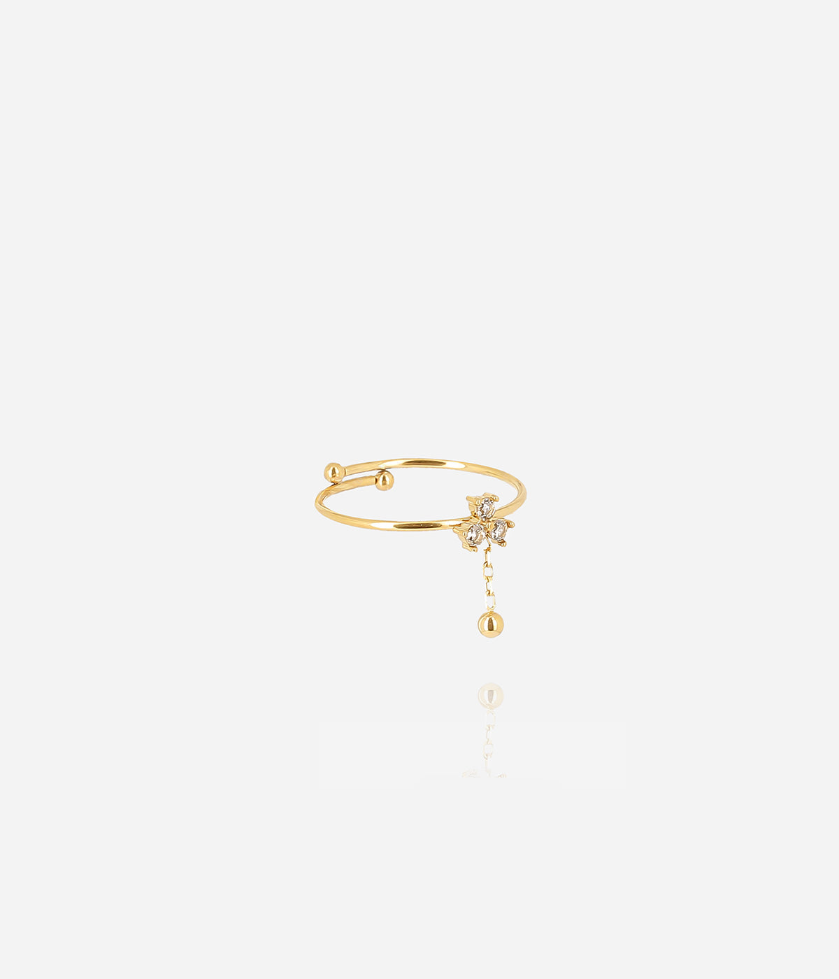 Bague Leia (Acier doré)