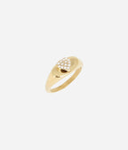 Bague Graal (Acier doré)