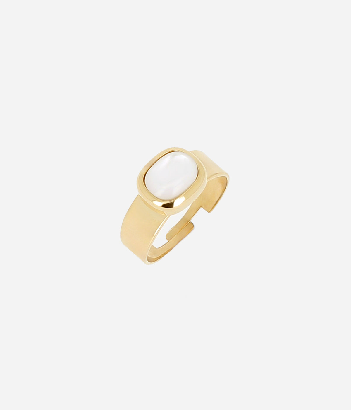 Bague Hyota (Acier doré)