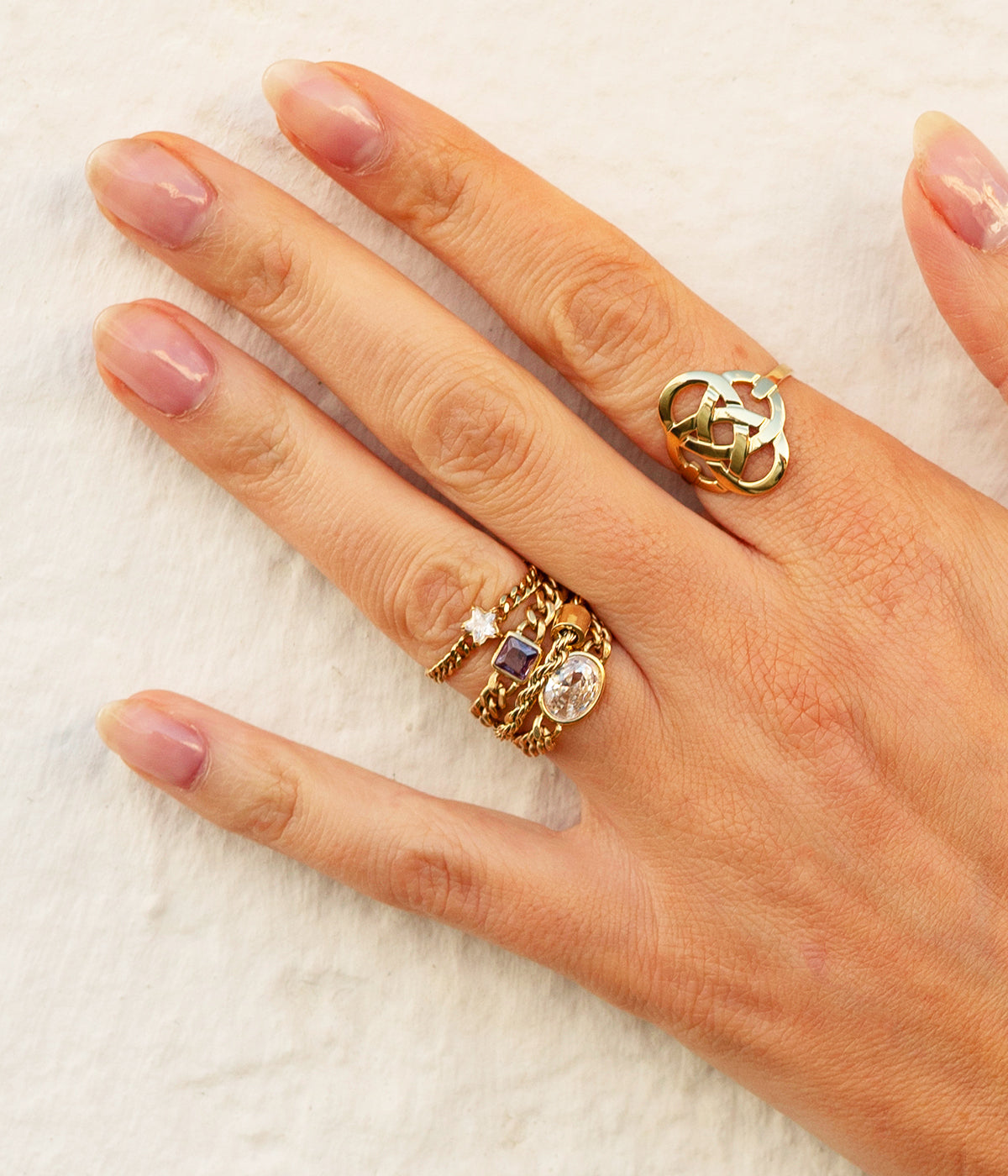 Bague Gigi (Acier doré)