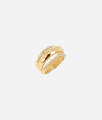 Bague Célinor (Acier doré)