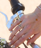 Bague Ethna (Acier doré)