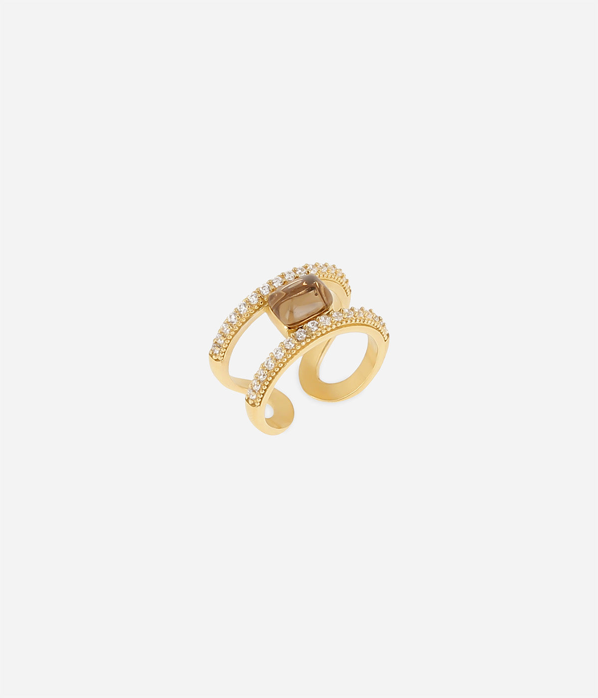 Bague Ethna (Acier doré)