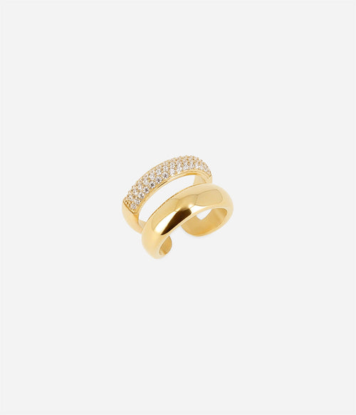 Bague Aleksei (Acier doré)