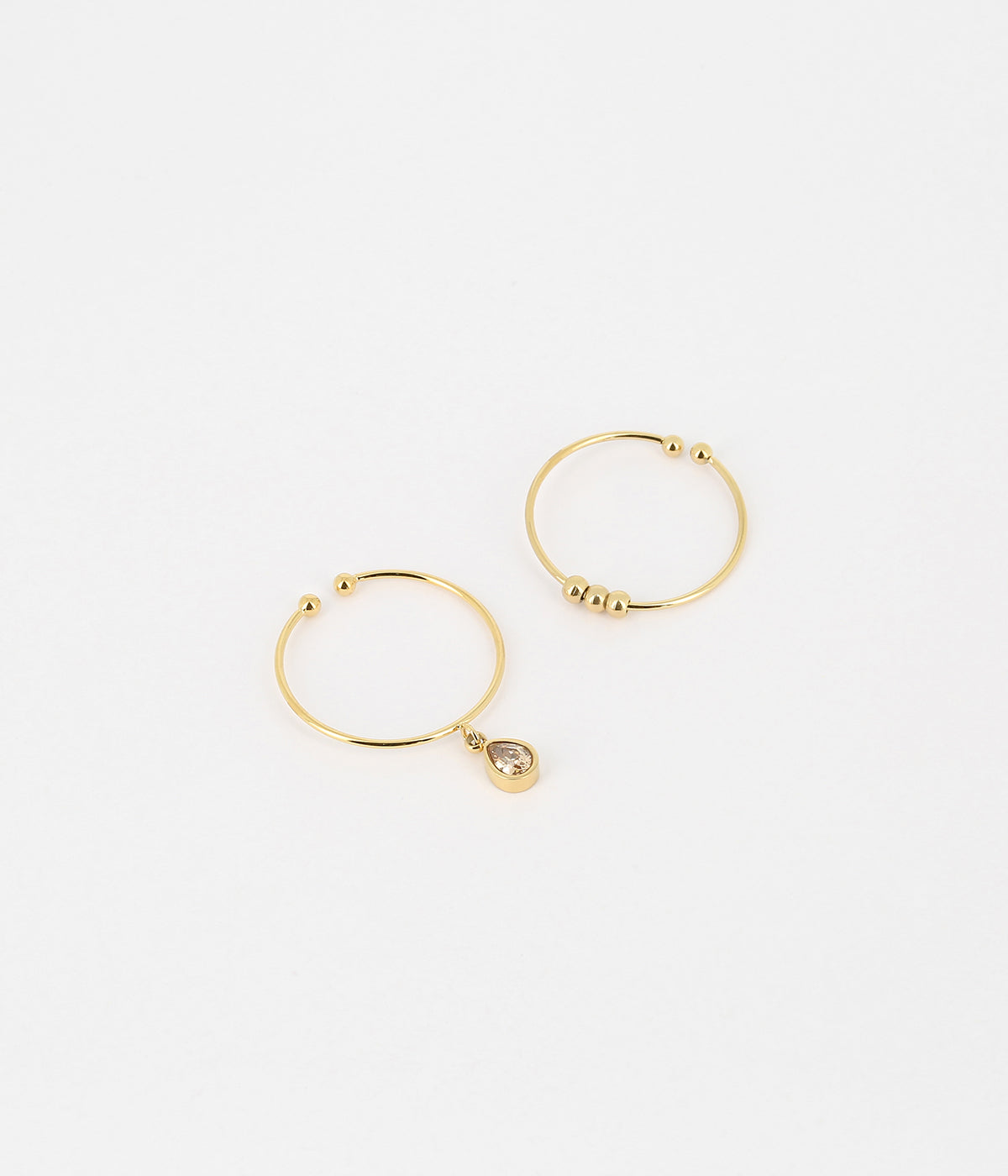Bague Carole (Acier doré)