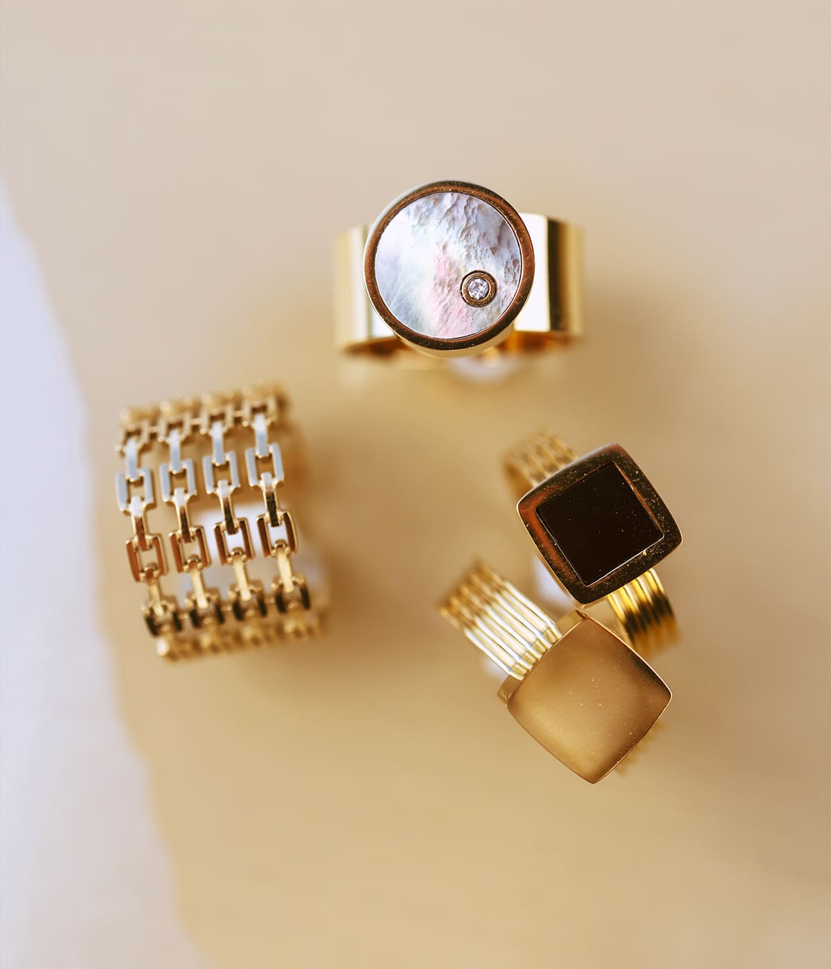Bague Lila (Acier doré)