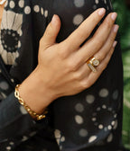 Bague Barrette (Acier)