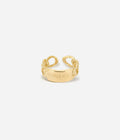 Bague Caso (Acier doré)