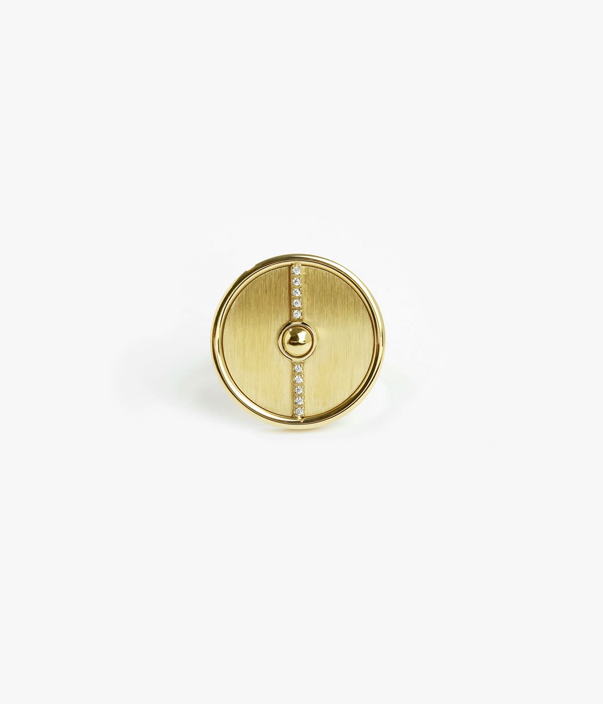 Bague Constance (Acier doré)