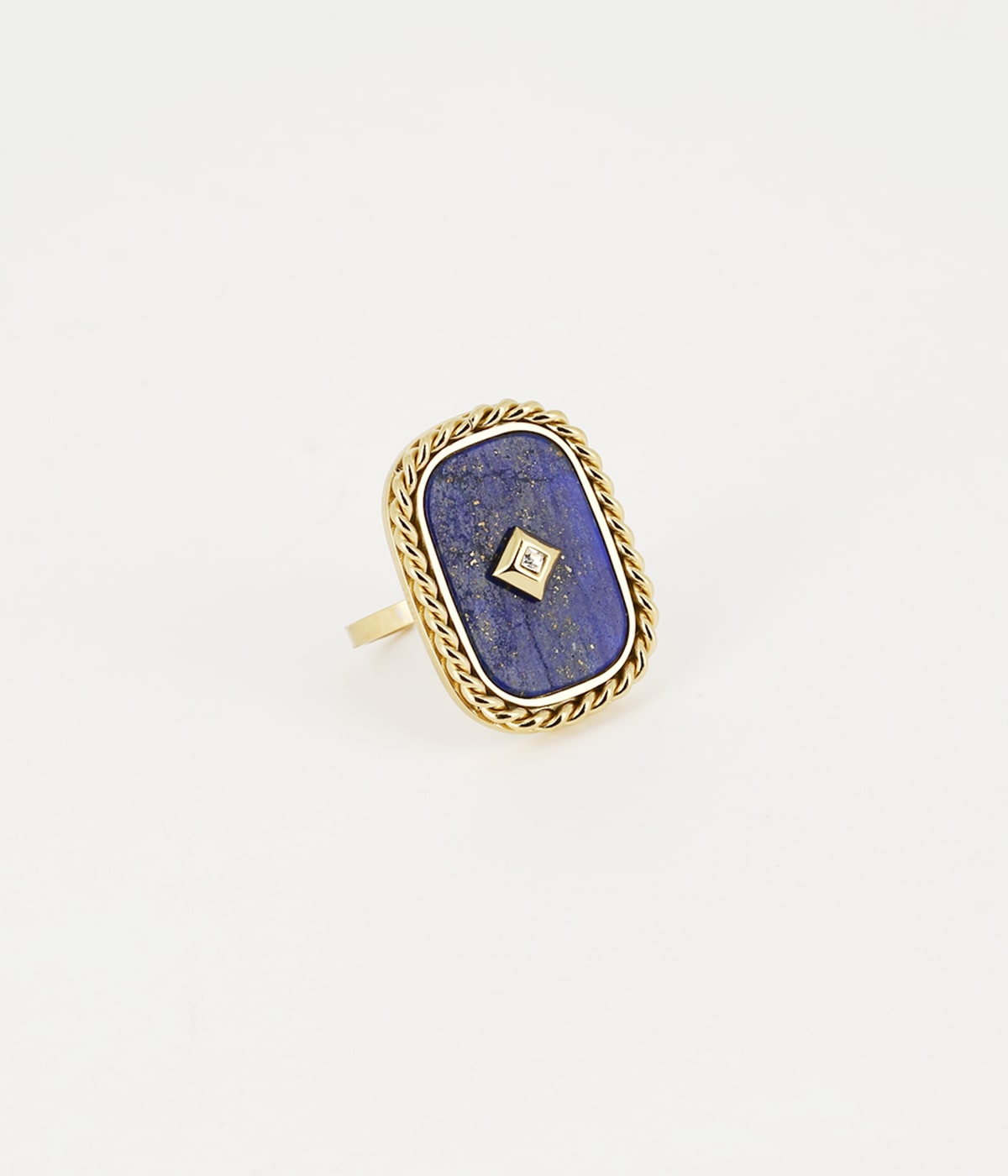 Bague Elijah (Acier doré)