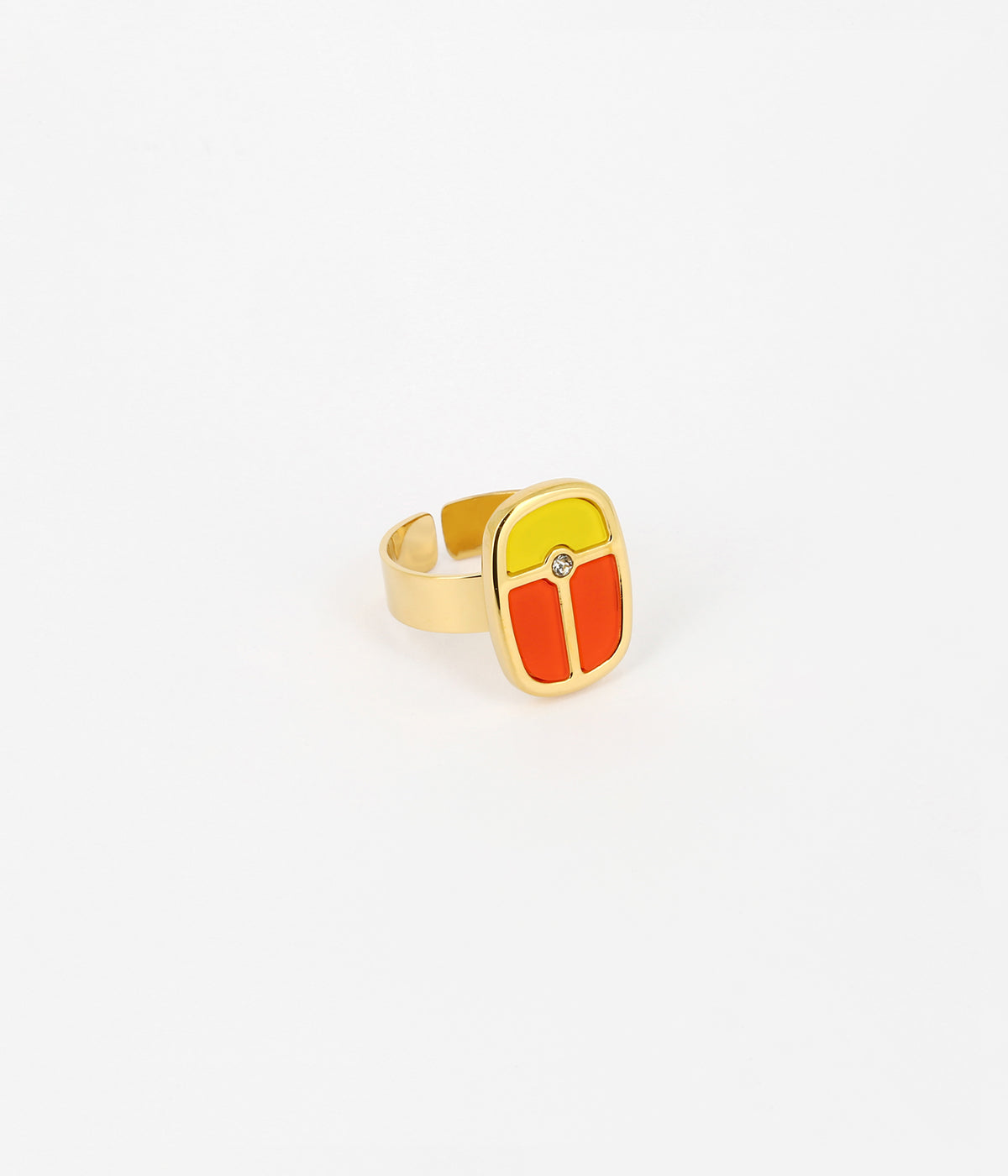 Bague Karabos (Acier doré)